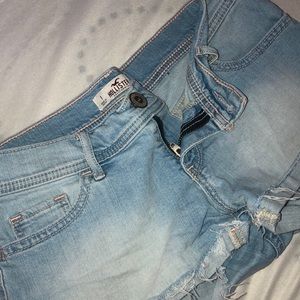 Light washed shorts